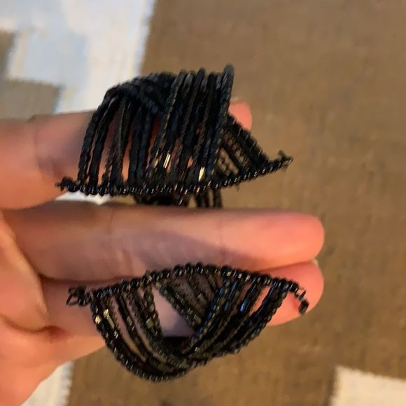 Black Beaded Wrap Bracelet - Picture 5 of 5